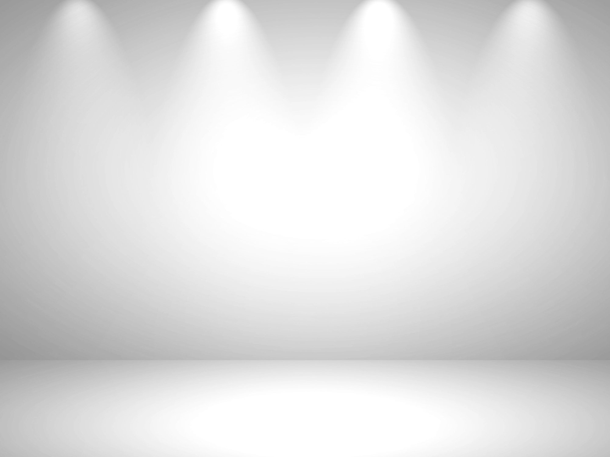 White Gradient Studio Room Background