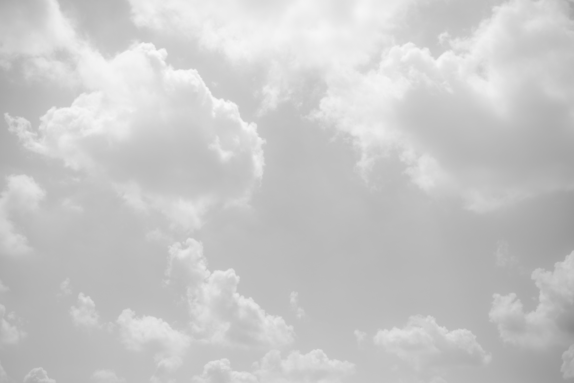 black and white clouds and sky